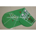 double side pocker table mat, double side fabric gambling table mat